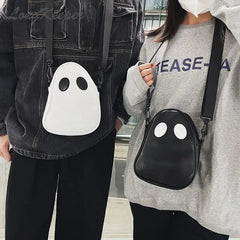 Ghost Bag Purse Funny Pack Shoulder Bags Halloween Candy Storage Unisex Wallets
