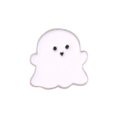Ghost Enamel Pin Happy Boo Brooches Goth Gothic Metal Badges for Bag Clothes