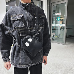Ghost Funny Leather Shoulder Bag Devil PU Crossbody Bags