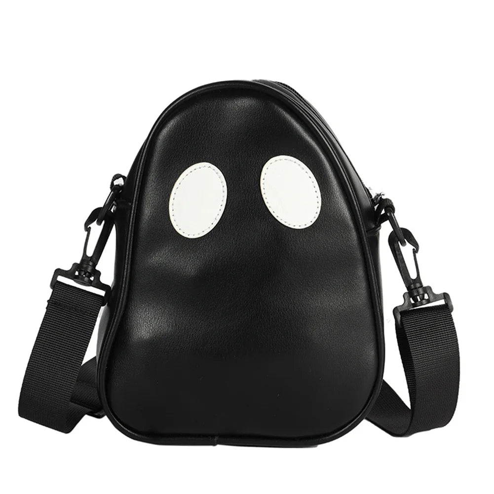 Funny Ghost Devil Leather Shoulder Bag for Travel
