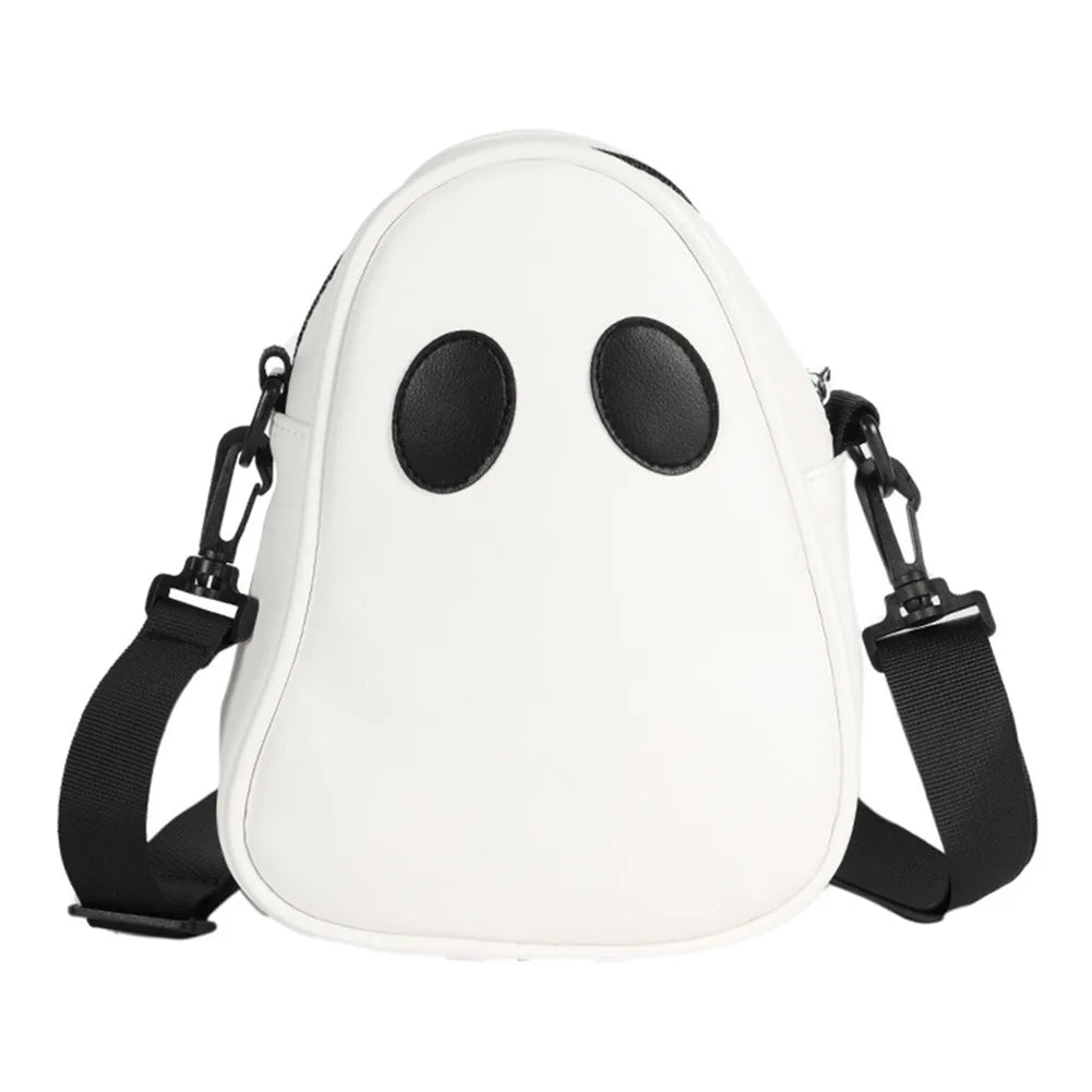 Funny Ghost Devil Leather Shoulder Bag for Travel