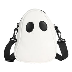 Funny Ghost Devil Leather Shoulder Bag for Travel