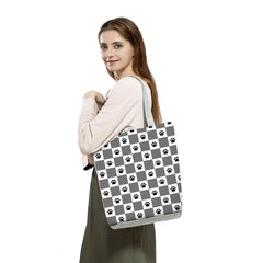 Dog Paw Printed Eco Shoulder Bag for Women