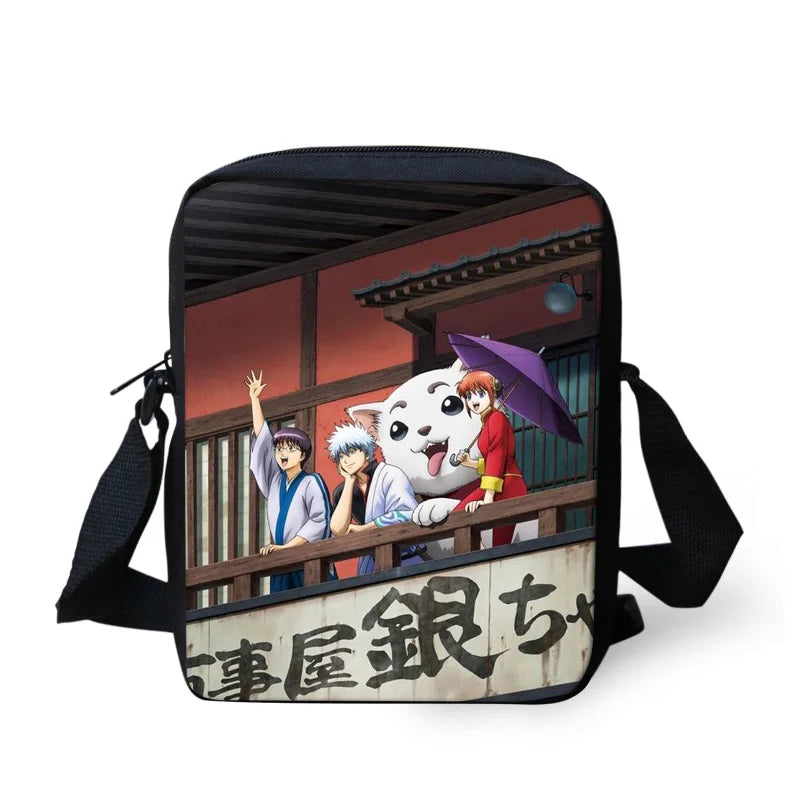 Gintama Messenger Bag Mini Shoulder Bag Casual Ladies Cross-body Handbag