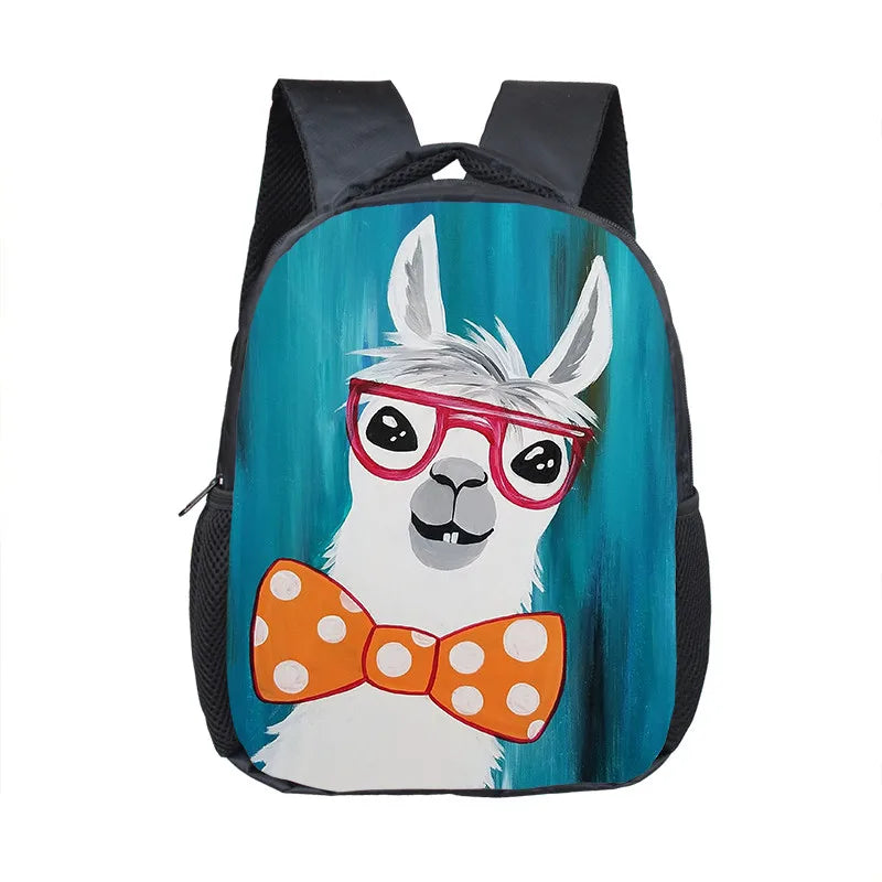 Giraffe Frog Koala Printing Backpack Children 12 Inch Cartoon Animal Bookbags