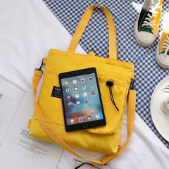 Girl School Backpack Bookbags Crossbody Messenger Bag Canvas Shoulder Bag Women