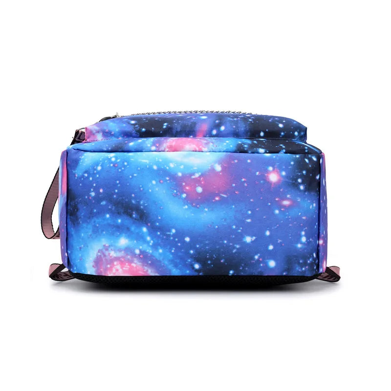 Girl Backpack USB Charging School Bag Teenage Women Large Capacity