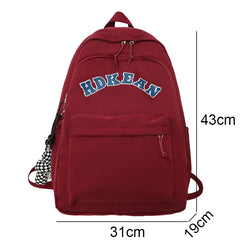 Waterproof Girl Boy Laptop Backpack Female Male Travel Book Bag