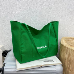 Girl Canvas Tote Bag Women Shopping Shoulder Messenger Bag