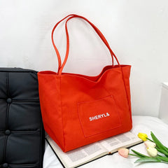 Girl Canvas Tote Bag Women Shopping Shoulder Messenger Bag