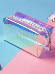 Girl Clutch High Cosmetic Bag Transparent Wash Bag Beauty PVC
