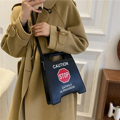 Fluorescent Letters Sign Crossbody Bag for Women