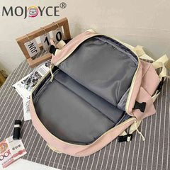 Girl Cartoon Backpack Middle School Kids Student Book Bag Travel Rucksack