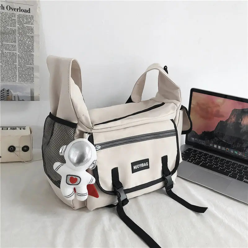 Canvas Teenager Shoulder Bag Ladies Casual Hand Bags Teen Handbag