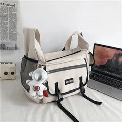 Canvas Teenager Shoulder Bag Ladies Casual Hand Bags Teen Handbag