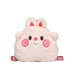Girl Japanese doll mini backpack plush bag