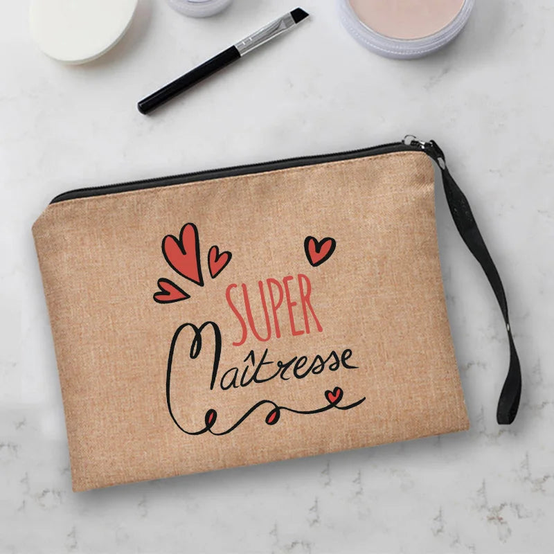 Girl Makeup Bag Thank You Mistress Beauty Organizer Travel Pouch