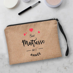Girl Makeup Bag Thank You Mistress Beauty Organizer Travel Pouch