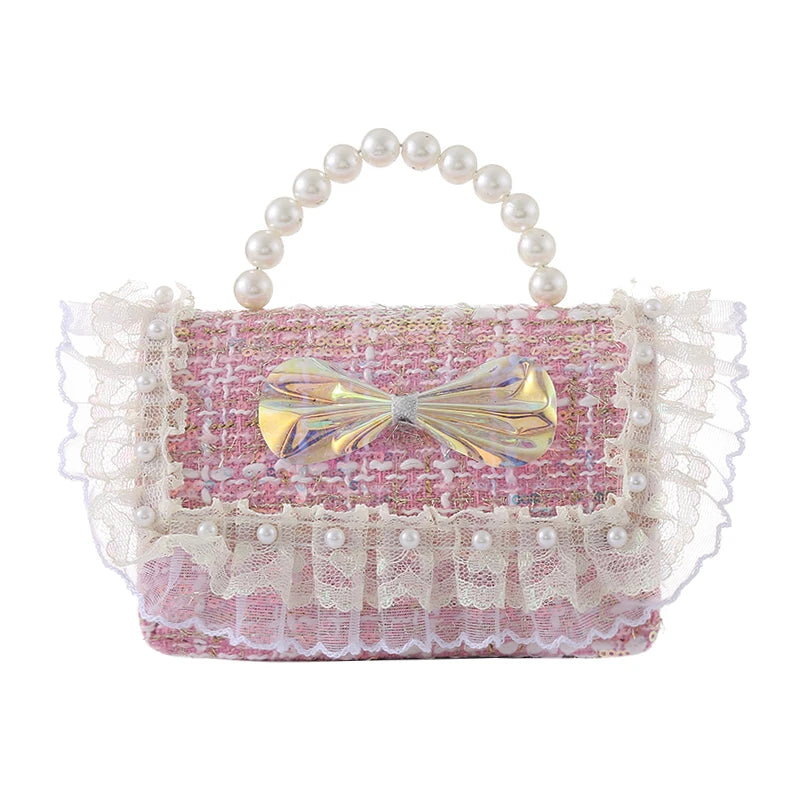 Kids Flower Bag Cute Shoulder Packet Baby Coin Purse