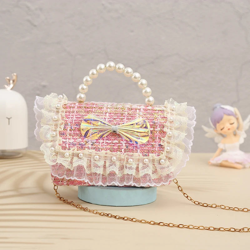 Kids Flower Bag Cute Shoulder Packet Baby Coin Purse