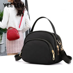 Girl Pure Shoulder Bag Women's Portable Canvas Bag Ladies Handbag