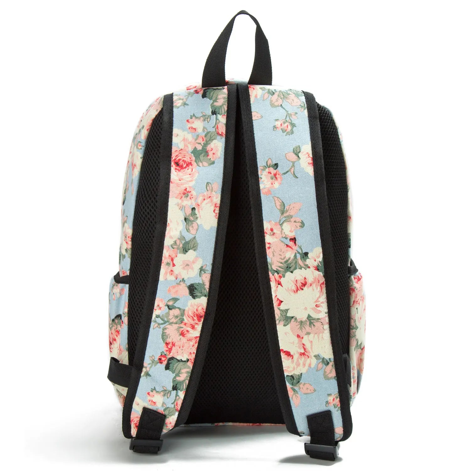 Floral Canvas Backpack for Teenager High Capacity