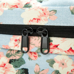 Floral Canvas Backpack for Teenager High Capacity