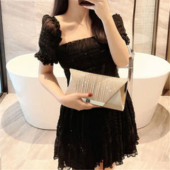 Girl Shoulder Bag Mini Handbag Evening Bag Banquet Glitter Bag Wedding Clutches