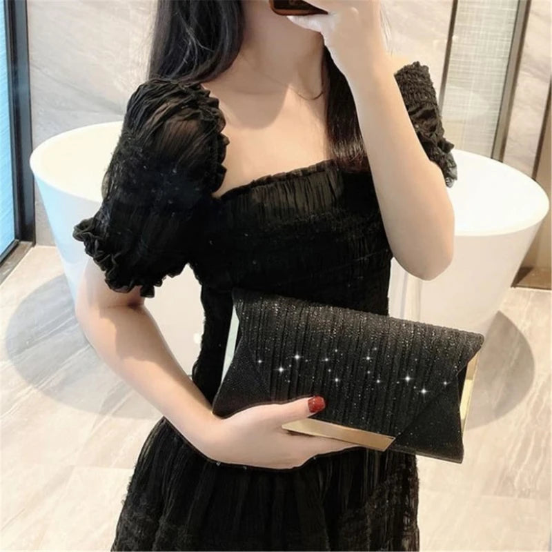 Girl Shoulder Bag Mini Handbag Evening Bag Banquet Glitter Bag Wedding Clutches