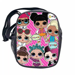 Girl Shoulder Bag LOL Dolls Crossbody Kid Cartoon Printed Messenger Bag Small Ha