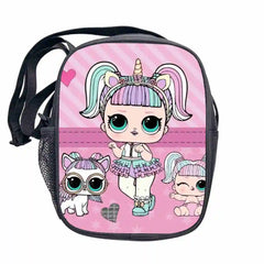 Girl Shoulder Bag LOL Dolls Crossbody Kid Cartoon Printed Messenger Bag Small Ha