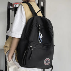 Green Female Laptop Backpack School Bag College Student Women Backpack