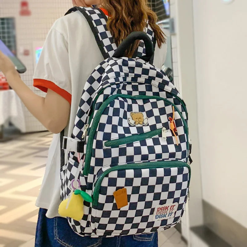 Girl Travel Book Backpack Female Laptop College Backpack Women Nylon School Bag
