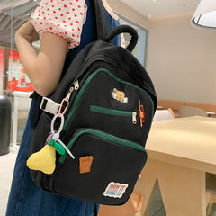 Girl Travel Book Backpack Female Laptop College Backpack Women Nylon School Bag