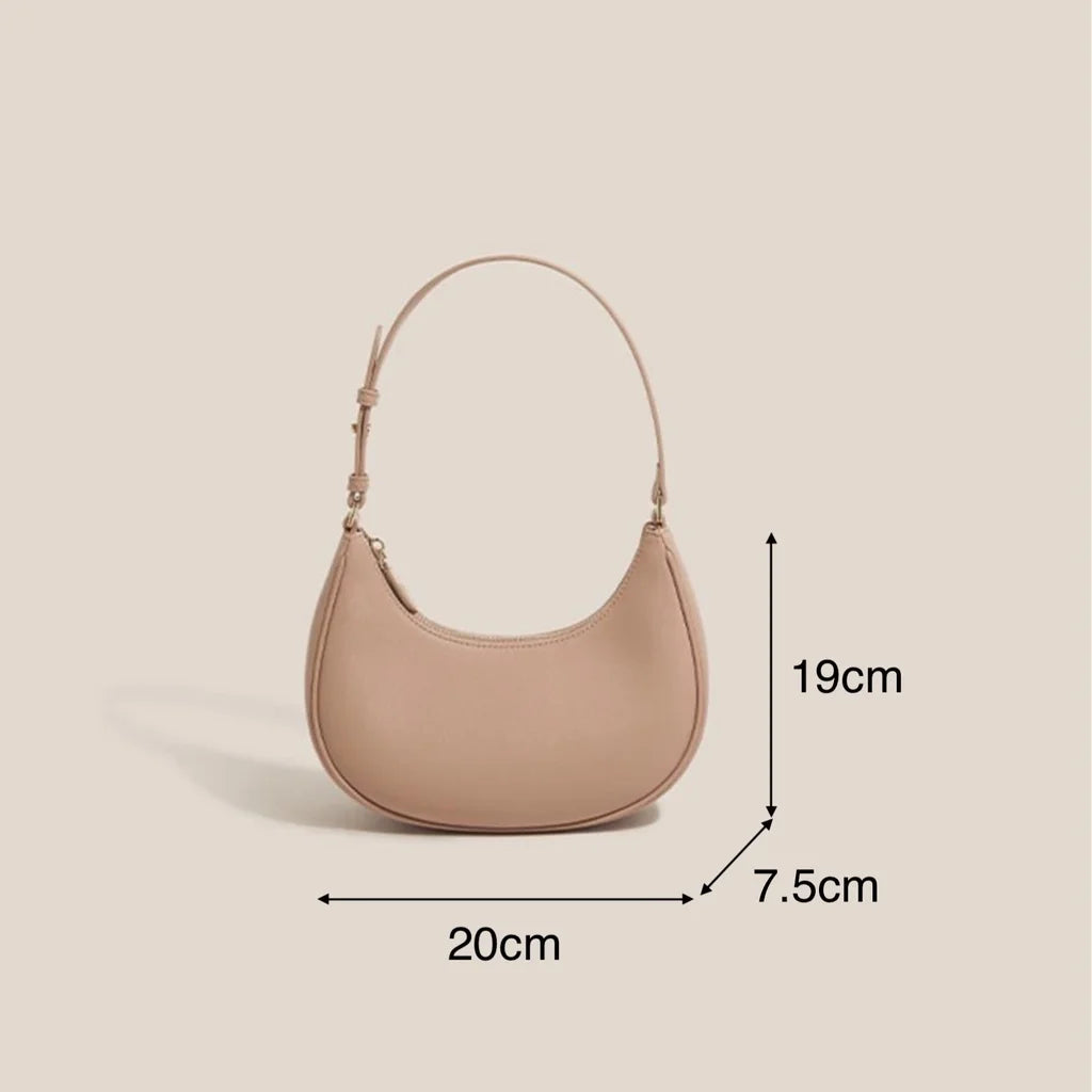 Half Moon Bag Minority Sense Handbag Fall Crescent Armpit Bag
