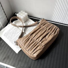 Girl's Dumplings Bag PU Leather Messenger Bag Women's Tote Bags