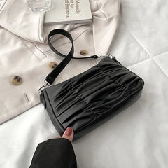 Girl's Dumplings Bag PU Leather Messenger Bag Women's Tote Bags