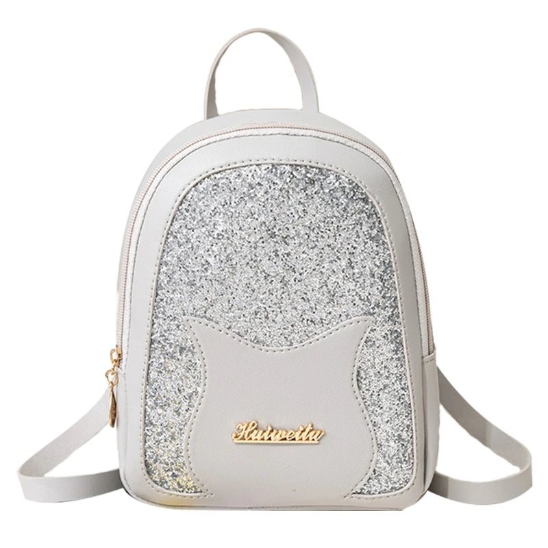 Sequin Shoulder Bag Anti-theft Rucksack Mini Daypack G5AE