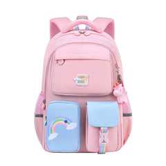 Girls' Elementary Students Bookbag with Anti-Theft Pocket