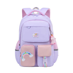 Girls' Elementary Students Bookbag with Anti-Theft Pocket