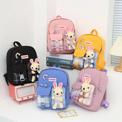 Girls' Light Backpack Student Travel Bag Kindergarten Schoolbag