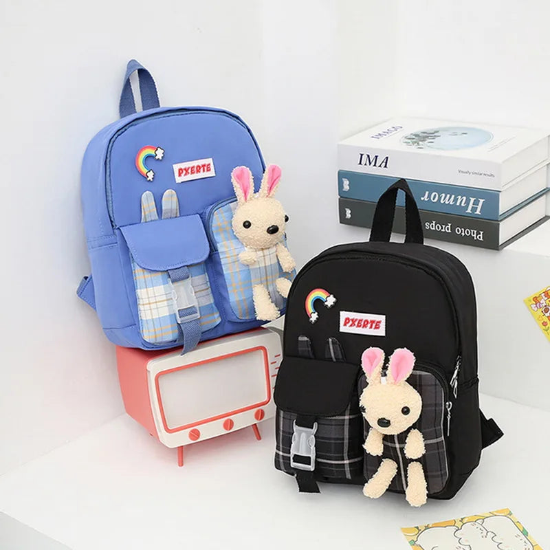 Girls' Light Backpack Student Travel Bag Kindergarten Schoolbag