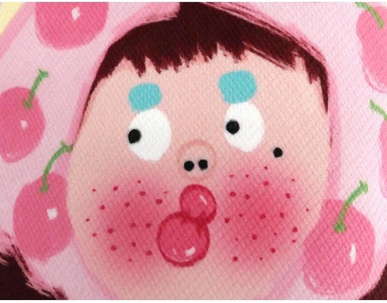 Girls Bag Spring Cotton Casual Comic Girl Hadnbag Purse