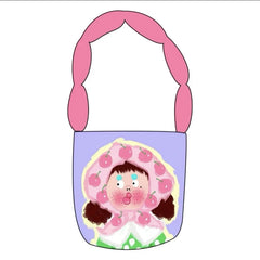 Girls Bag Spring Cotton Casual Comic Girl Hadnbag Purse