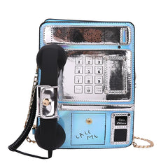 Funny PU Bucket Shoulder Bag Crossbody Women Bag