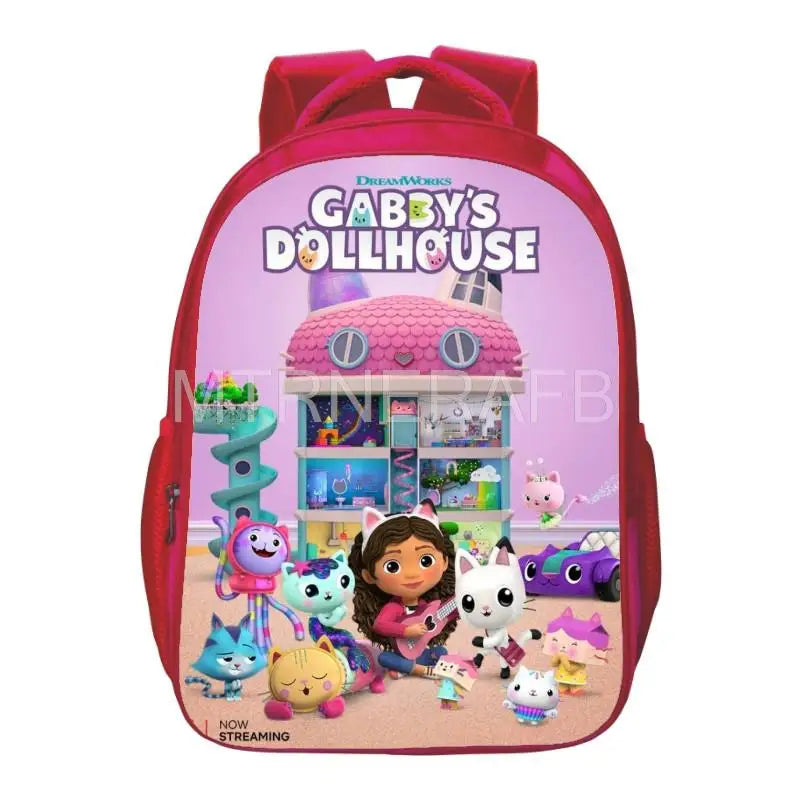 Cats Doll College Anime Travel Backpack Mochilas