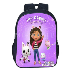 Cats Doll College Anime Travel Backpack Mochilas