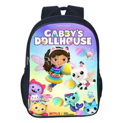 Cats Doll College Anime Travel Backpack Mochilas