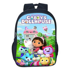 Cats Doll College Anime Travel Backpack Mochilas