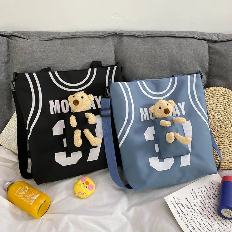 Girls Causal Bag Messenger Crossbody Shoulder Bag Student School Book Handbag